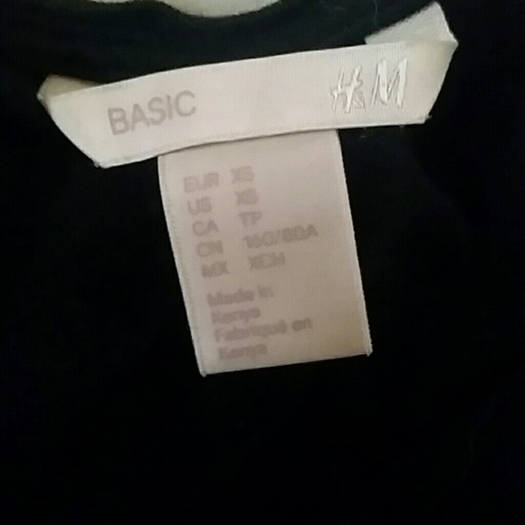 H&M basic tee black - Picture 2 of 4